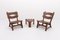 Dutch Stained Oak Chairs by Dittmann & Co. for Awa, 1970s, Set of 5 13