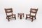 Dutch Stained Oak Chairs by Dittmann & Co. for Awa, 1970s, Set of 5, Image 13