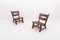 Dutch Stained Oak Chairs by Dittmann & Co. for Awa, 1970s, Set of 5 3