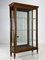 Vintage Display Cabinet in Oak and Glass 1