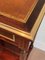 Mahogany and Brass Nightstands with Leather Trays in the Style of Maison Jansen, 1940s, Set of 2 8