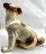 Escultura de perro italiana de cerámica esmaltada pintada a mano, años 50, Imagen 9