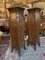 Vintage Wooden Pedestals, Set of 2 1