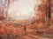 Paisaje de otoño, años 50, óleo sobre lienzo, enmarcado, Imagen 2