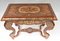 Italian Marquetry Side Table Console Inlay 13