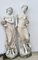 Klassische italienische Maiden Two Seasons Statuen aus Marmor, 2er Set 1