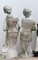Statues de Jeune Fille Classique Two Seasons en Marbre, Italie, Set de 2 8