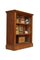 English Victorian Figured Walnut Open Bookcase, 1870s, Image 2