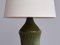 Lampada da tavolo verde in ceramica di Henry Brandi per Brandi Vejbystrand, Svezia, anni '60, Immagine 10