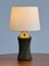 Lampe de Bureau en Céramique Verte par Henry Brandi pour Brandi Vejbystrand, Suède, 1960s 11