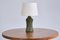 Green Ceramic Table Lamp by Henry Brandi for Brandi Vejbystrand, Sweden, 1960s 2