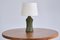 Lampe de Bureau en Céramique Verte par Henry Brandi pour Brandi Vejbystrand, Suède, 1960s 2