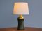 Green Ceramic Table Lamp by Henry Brandi for Brandi Vejbystrand, Sweden, 1960s 8