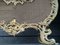 Antique French Rococo Style Fireplace Screen in Brass, 1890s 4