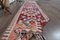 Turkish Farmhouse Purple & Orange Runner Rug, 1960s 2