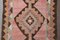 Alfombra de salón turca vintage en rosa, morado y marrón, años 60, Imagen 4