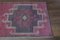 Tapis Vintage en Laine Rose et Marron, Turquie, 1960s 7