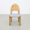 Brutalist Dining Chairs in Pinewood, 1970s, Set of 4, Image 3