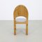 Brutalist Dining Chairs in Pinewood, 1970s, Set of 4 5