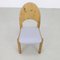 Brutalist Dining Chairs in Pinewood, 1970s, Set of 4, Image 7