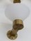 Italian Wall Lamps in Brass and Murano Glass, 1970s, Set of 4 12