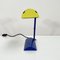 Lámpara de mesa en azul y amarillo de Gerri, años 90, Imagen 7
