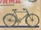 Metal Sign from Lea Et Norma Bicycles, Belgium, 1935 4
