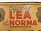 Metal Sign from Lea Et Norma Bicycles, Belgium, 1935, Image 3