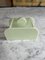 Art Deco Cosmetic Box in Mint Green Acrylic Glass 3