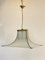 Glass and Brass Ceiling Light, 1960s 1