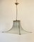 Deckenlampe aus Glas & Messing, 1960er 5