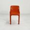 Oranger Selene Stuhl von Vico Magistretti für Artemide, 1970er 2