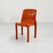 Oranger Selene Stuhl von Vico Magistretti für Artemide, 1970er 1