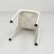 Weißer Selene Stuhl von Vico Magistretti für Artemide, 1970er 8