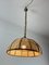 Suspension Lamp in Bamboo and Rattan, Italy, 1970s 7