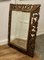 Large French Gothic Carved Oak Mirror 1
