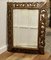 Large French Gothic Carved Oak Mirror 8