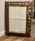 Large French Gothic Carved Oak Mirror, Image 8