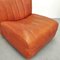 Model 9000 Lounge Chair in Cognac Leather attributed to Tito Agnoli for Arflex, 1970s 9