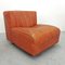 Model 9000 Lounge Chair in Cognac Leather attributed to Tito Agnoli for Arflex, 1970s, Image 2