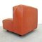 Model 9000 Lounge Chair in Cognac Leather attributed to Tito Agnoli for Arflex, 1970s 6