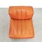 Model 9000 Lounge Chair in Cognac Leather attributed to Tito Agnoli for Arflex, 1970s, Image 7