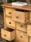 Long German Counter Desk in Pine with 21 Drawers, 1890s 8