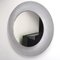Round Mirror in Textured Aluminum by Lorenzo Burchiellaro, 1970s 1