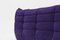 Vintage Togo 3-Seater Sofa in Purple Alacantra by Michel Ducar from Ligne Roset, 2015 8