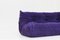 Vintage Togo 3-Seater Sofa in Purple Alacantra by Michel Ducar from Ligne Roset, 2015 6
