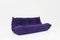 Vintage Togo 3-Seater Sofa in Purple Alacantra by Michel Ducar from Ligne Roset, 2015 1