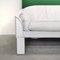 Shell Sofa in White Leather from Marac, 1980s 3