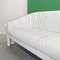 Shell Sofa in White Leather from Marac, 1980s 6