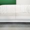 Shell Sofa in White Leather from Marac, 1980s 4
